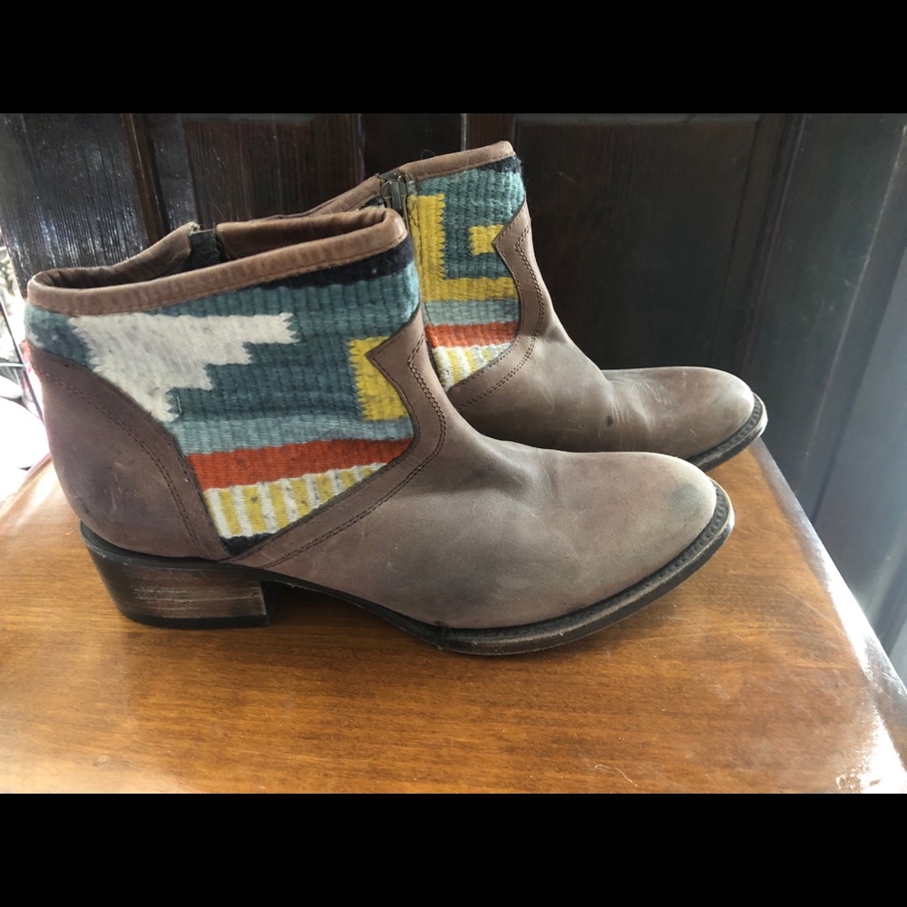 Freebird by Steven Ankle Boots Booties Leather 7M